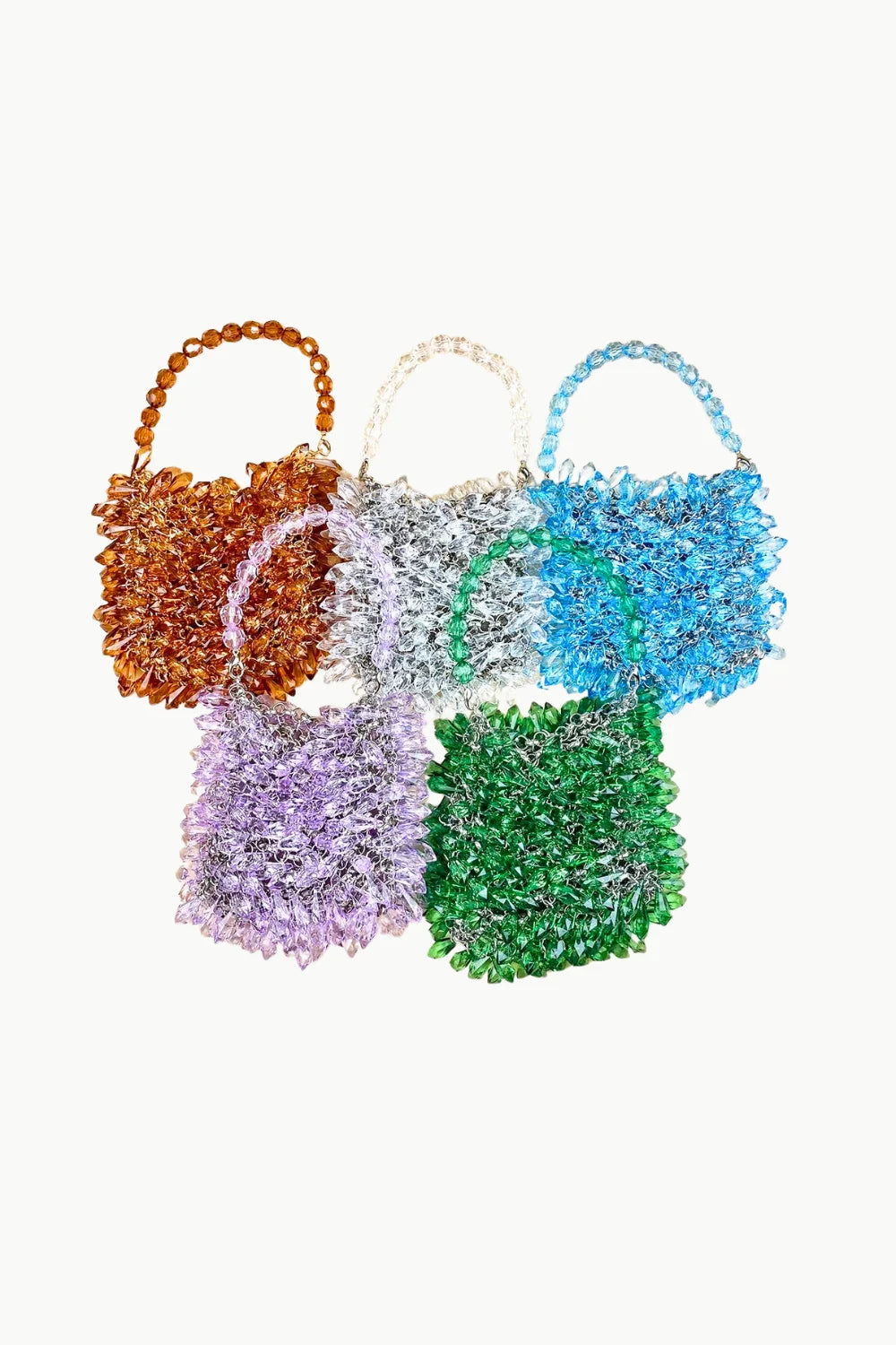 Vibrant Bead Crystal Bag with colorful beaded designs, perfect crystal bag accessory