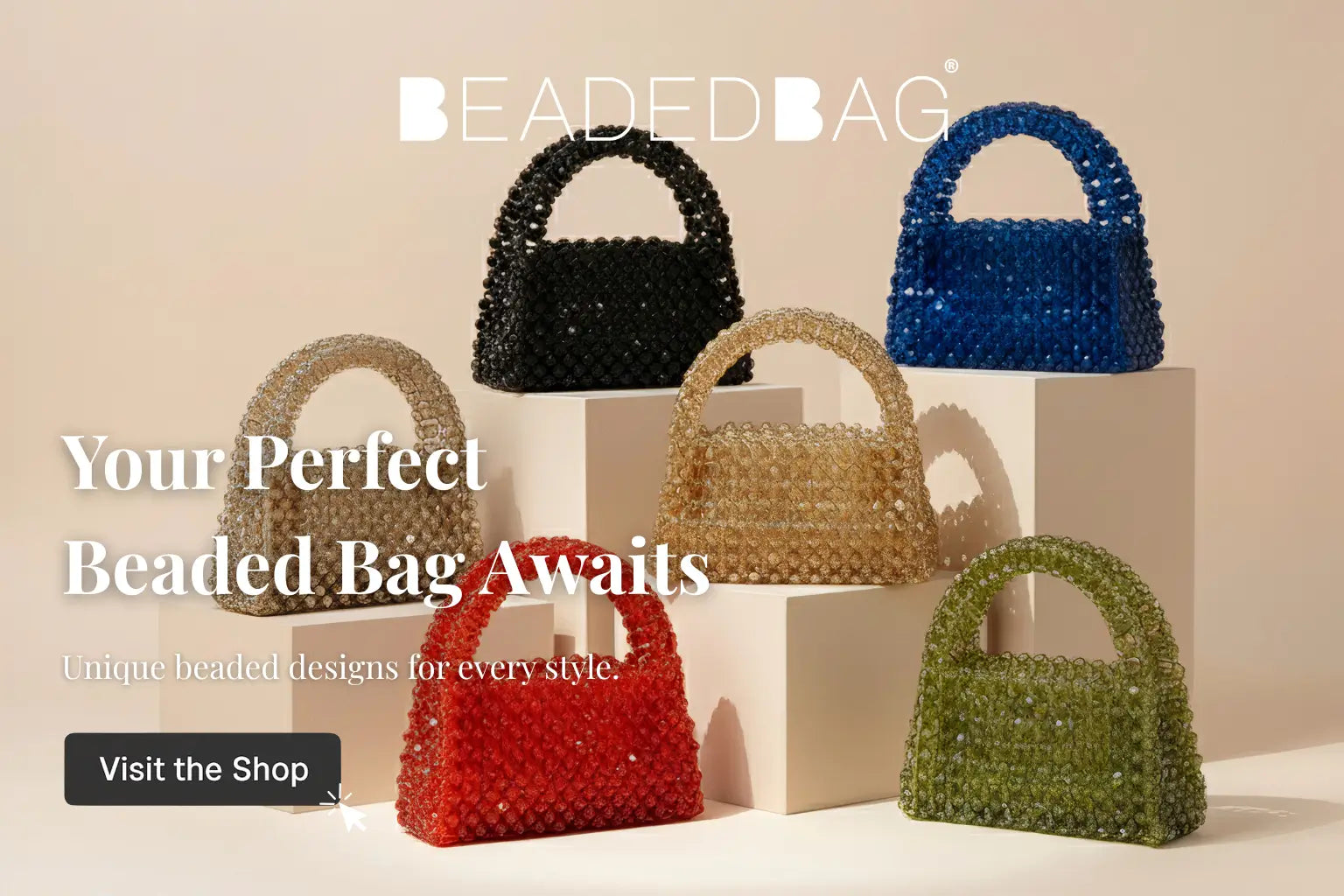 shop beaded bags, beaded purses, and beaded handbags.